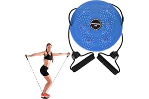 APOMOONS Waist Whisper,Twisting Board,Twister Exercise for Waist Whisperer,Twist Boards with Drawstring & Massage Foot Sole Twister Boards for Aerobic Exercise and Toning Workout Body Shaping