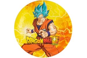 Chaks 8 Piatti in Cartone Dragon Ball Z 23 cm - Giallo