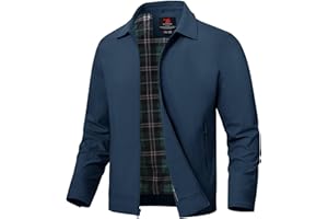 Rdruko Mens Summer Jackets Lightweight Smart Casual Jacket Light Bomber Jackets Outdoor Thin Windbreaker Coat with Zip Pockets