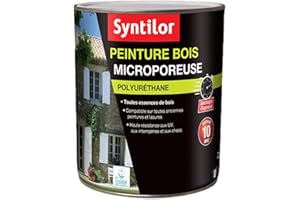 Syntilor - Peinture Bois Ultra Protect Châtaignier Satiné RAL 8003 2,5L