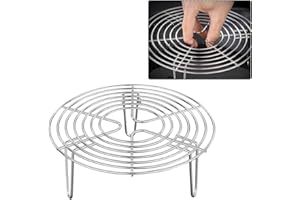 KAIAIWLUO Griglia per Cottura a Vapore, Cremagliera del Vapore della Cucina, Griglia di Raffreddamento Rotonda per Sottopentola e Pentole