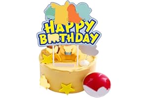 YOIMCKAY 25 Pièces Décoration de Gâteau à Thème, Dessin animé GâTeau Figurines, Décorations Anniversaire Gâteau Cupcake Toppers, Birthday Deco Gateau pour Enfants Décoration De Fête Anniversaire
