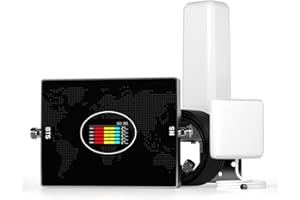 LINSINAL Amplificador de Cbertura Móvil 4G LTE para Hogar y Oficina, Amplificador Señal Móvil en Bandas 20/8/3/1/7 - Compatible con Todos los Operadores Españoles Compatible con Movistar, Vodafone,Orange, Yoig