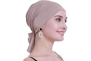 osvyo Bambus Chemo Kopftuch für Frauen mit Haarausfall - Krebspatienten kopfbedeckung Turban in Versiegelter Verpackung