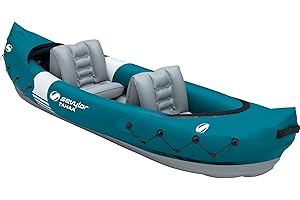 Azard Canoa Gonfiabile 2 posti Mare Adulti in PVC Kayak canotto da Pesca Lago