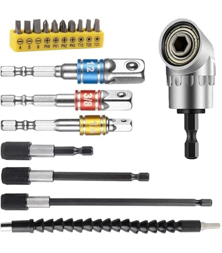 Flexible Drill Bit Extension 32 Pieces Set Including Bhutan Magnetic ...