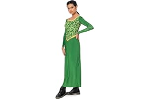 BAEHEU Princess Cosplay Costume Dress Fancy Dress Green Medieval Dress Womens Renaissance Costume Halloween Carnival Suit Set