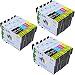 Produktbild GUCOCO Druckerpatrone T1631 16xl Kompatibel mit Epson Workforce WF-2630 WF-2660 WF-2760 WF-2510 WF-2750 WF-2540 WF-2530 WF-2010 WF-2650 (6 Schwarz ,3 Cyan ,3 Magenta ,3 Gelb )