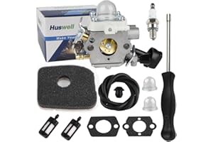HUSWELL BG56C Carburetor Air Filter kit for STIHL BG56C SH56 Leaf Blower ZAMA C1M-S260B 4241-120-0632 4241-120-0622 4241-120-0615 Engine
