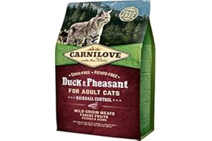 Carnilove Croquettes pour Chat sans Céréales/Pommes de Terre Canard/Faisan 6kg