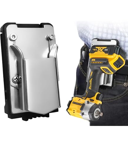 Robuster Bohrerhalter Für Werkzeuggürtel – Mit Schnellspannclip & Holster, Universell Kompatibel