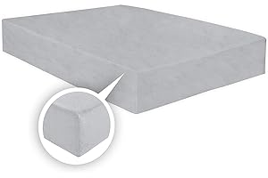 ARLINENS Thermal Flannelette Fitted Sheet 25cm 100% Brushed Soft Cotton available in 7 colours (Grey, Double)