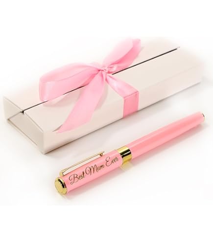 PATIKIL Penna A Sfera Glitter, 2Pcs Penna Elegante Con Glitter A Sfera Retrattile A Pressione In Metallo Per Scrivere Su Diari E Appunti Inchiostro Nero Per Donne Ragazze, Oro