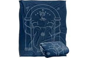 LOGOVISION Lord of The RINGSDer Herr der Ringe Seidige Kuscheldecke, Optimalweich, 152 x 127 cm