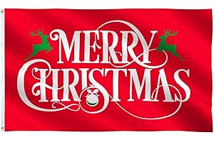 Omnisexual Merry Christmas Flags Reindeer Flag 3x5 FT Happy New Year College Dorm Decor Vivid Color & UV Fade Proof - Cool Outdoor Indoor Double Stitched Banner with Grommets Room Prints Wall Tapestry