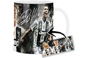 MUGSVILLE Cristiano Ronaldo Cr7 A Tasse Keramikbecher Mug