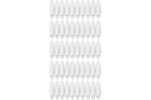 Hyuduo 100 Stück Taschenlochlehre Stopfen 9,5 mm, Kunststoff Holzstopfen, ideal für Holzbearbeitungswerkzeug zum Verschließen von Taschenlöchern, Weiß