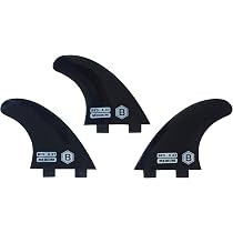 Buster Surfboards Softfinnen Softflex Fins 4.37'' Thruster FCS I ...