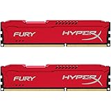 HyperX HX318C10FRK2/16 Mémoire RAM 1866 MHz 16 GB (2 x 8 GB), 1.50V, Rouge