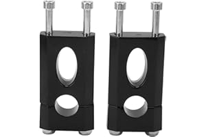 ‎TOMOTATO 1 Paar Motorrad Lenker Rise, 22mm Lenkererhöhungen, Aluminium Schwarz Lenkerhalterung Klemmerhöhung Motorrad Zubehör