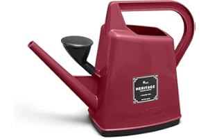 etree Heritage Watering Can with Rose Florentine Red 2 Gallon (10L)