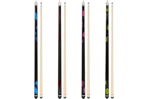 GARSEN Billard-Queue-Stick, 147,3 cm, 510,3 g, 538,6 g, 567 g, 595,3 g, Billard-Hausbar, 4 Stück