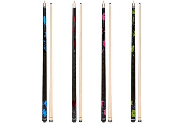 GARSEN Biljardkö-pinne, 147,3 cm, 510,3 g, 538,6 g, 567 g, 595,3 g, biljardhusbar, 4 stycken