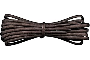FABMANIA abmania® Cordones Redondos Encerados 3 mm Cordones para Botas Zapatos de Moda Elegantes y Casuales Hombre Mujer (1 par)