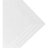 Bellalithe Beyaz Kalın Ke&ccedil;e Kumaş, 3 mm Kalınlık, 50 x 100 cm Rulo