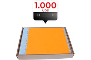 MPM MP - Tyvek Pulseras 1000 unidades para Eventos, Color Naranja