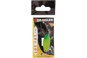 Herakles Ondulanti Spoon Spinning LDS Fat 2.5 g Green Water Trota Trout Area