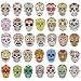 Produktbild Sanmatic Sugar Skull Sticker Pack [50 Stück], Aufkleber Graffiti Skateboard Aufkleber Laptop Cartoon Gepäck Aufkleber