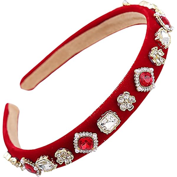Rotes Damen-Stirnband Mit Schleife – Doppellagig, Dehnbar, Für Frauen & Mädchen, Haarschmuck