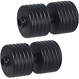 SPARES2GO Double Front Roller Compatible with Qualcast and Suffolk Punch 30 30SK 30S 35S 43S 43SL Lawnmower (Pack of 2 Rollers)