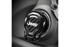 IMAUTO für Jeep Start Stopp Knopf Abdeckung, Auto Startknopf Abdeckung für Jeep Grand Cherokee Wrangler Compass Renegade Patriot Grand Comander,Anti-Scratch Zündknopf Schalter Abdeckung, Interieur Zubehör
