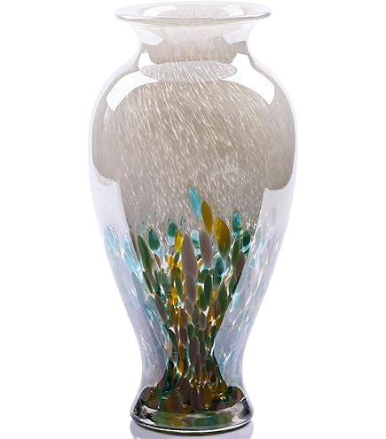 By-Boo Vaas Verde Marmer, 33cm hoog - 250149