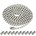 Produktbild Musuntas 10 Füße Länge Ball-Kette, 3,2 mm Durchmesser Perlen Pull Kette Verlängerung mit Stecker für Deckenventilator und Licht, der Perlen Kette mit 10 passenden Stecker