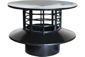 Jardibric - Extracteur Statique Ø100 en PVC pour Fosse Septique ou Micro-station - Optimisez l'Aération de Vos Installations