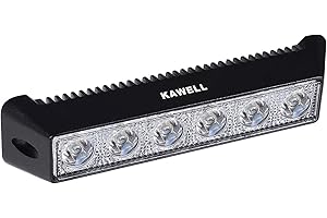 KAWELL 18W LED Barra 4x4s Faro Antiniebla LED Luz de Trabajo tractor Luz Lámpara Foco Impermeable para Coche Quad camión barco