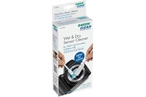 CLEAN+GREEN Green Clean Sensor Cleaner Wet Foam & New Dry Sweeper para Formato Completo 4 Piezas