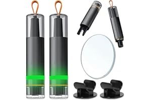 NimblusToy Rompi Vetro Auto Emergenza, Taglia Cinture di Sicurezza e Rompivetro, Martello di Emergenza, Multifunzione con Vetro di Prova e piedistalli per Automobili Autobus (Fosforescente)