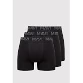3l&uuml; Siyah Basic Boxer Seti 0911504-900