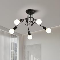 Ventilatore da Soffitto Industriale con Illuminazione e Telecomando LED Plafoniera con Ventilatore Gabbia in Vintage Fan Lampada per Camera da Letto Soggiorno E27 Ventilatore da Soffitto con Luce