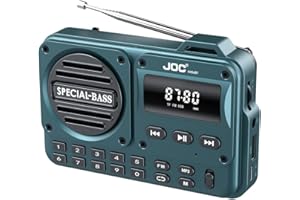 GETBSTOOP Digital & Fm Radio, Portable FM Radio, Radio U Disk, Led Display Digital Radio Recorder Bt 5.4 Radio Speaker for Home,Travel