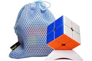 OJIN Oostifun 249 V2 2x2 senza adesivo 249 2x2x2 Cube Puzzle rompicapo Twist con una borsa cubo e un treppiede cubo