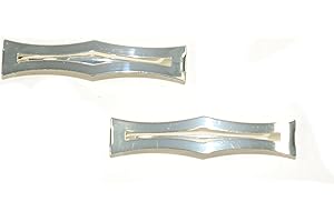 TOPKIDS ACCESSORIES Haarspangen zum Einclippen, 1 Paar, silberfarben