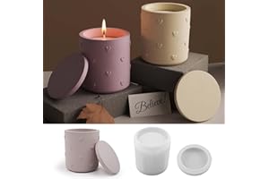 BDYLYS Silikonformen Gießformen für Kerzenhalter – Gießformen Silikon für DIY Dekorationen, Wiederverwendbar und Flexibel