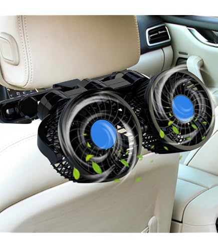 Ventilateur Pour Voiture | Ventilateur De Voiture À Trois Têtes,Petit Ventilateur Personnel À Air De Refroidissement Usb-12 V[H6364] - Auto