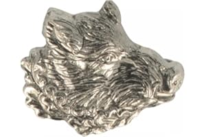 HUT BREITER Breiter Pin's de chapeau de chasse en forme de sanglier - 2,5 x 2 cm - 100 % laiton, taille unique, Laiton