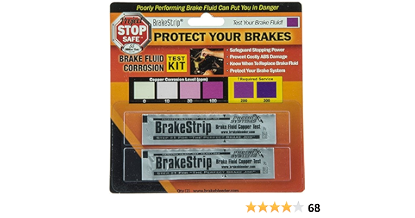 Phoenix Systems 3003 Brake Fluid Test Strips 2 Strips Per Package Reveals Brake Fluid Condition Amazon De Auto
